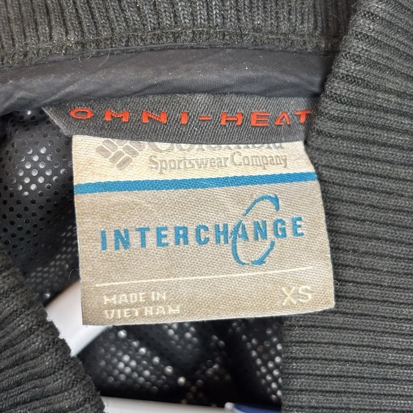 Columbia Omni-Heat Jacket Women's Size XSmall Black Interchange Quilted Outdoor - Picture 4 of 8